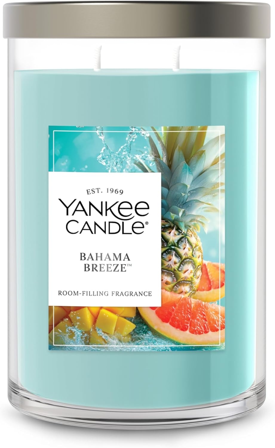 image:imageYankee Candle Large Tumbler Scented Candle with up to 80 Hour Burn Time Premium Plant Wax Blend for Consistent Burn 20 oz Tumbler Candle with Room Filling Fragrance Tangerine amp VanillaBahama Breeze