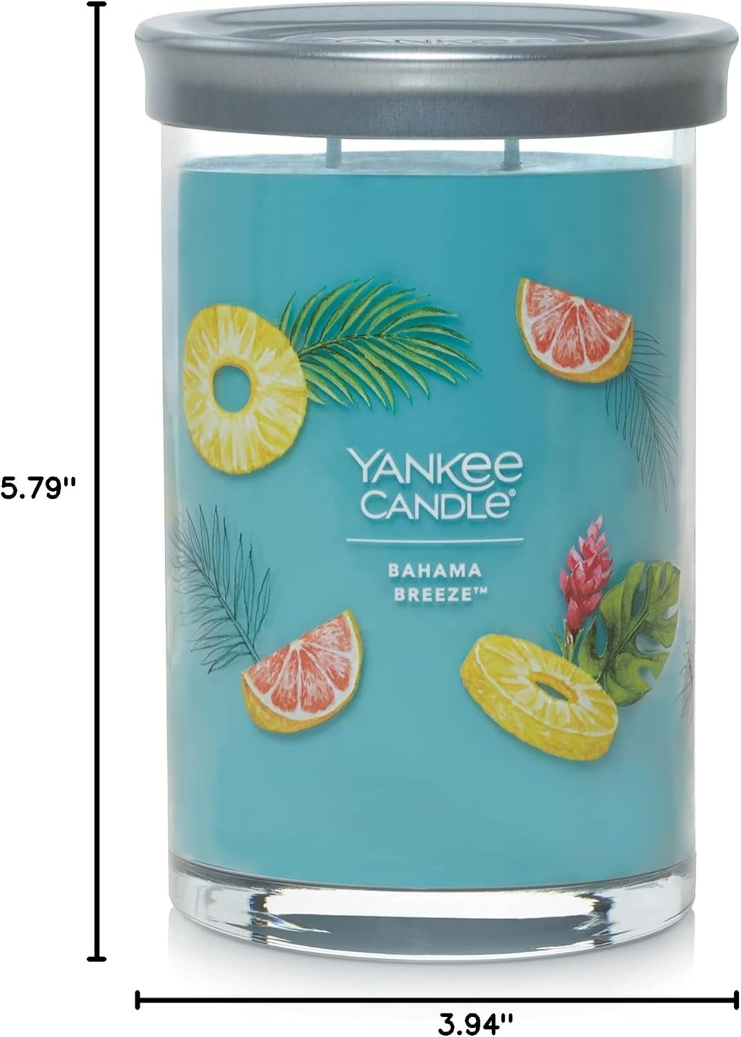 image:imageYankee Candle Large Tumbler Scented Candle with up to 80 Hour Burn Time Premium Plant Wax Blend for Consistent Burn 20 oz Tumbler Candle with Room Filling Fragrance Tangerine amp VanillaBahama Breeze