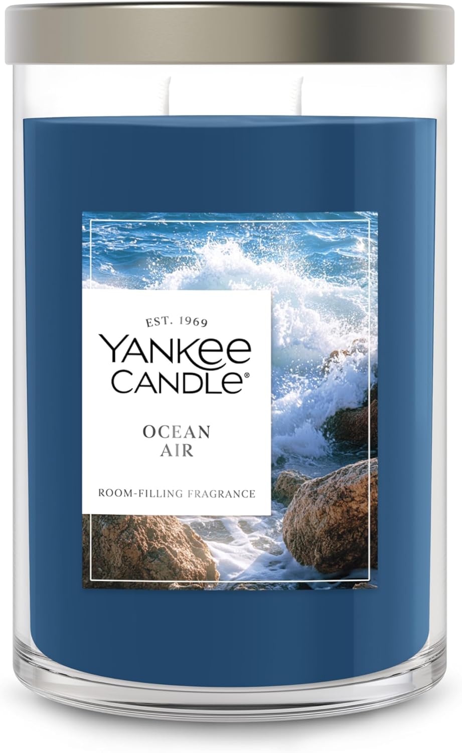 image:imageYankee Candle Large Tumbler Scented Candle with up to 80 Hour Burn Time Premium Plant Wax Blend for Consistent Burn 20 oz Tumbler Candle with Room Filling Fragrance Coconut BeachOcean Air