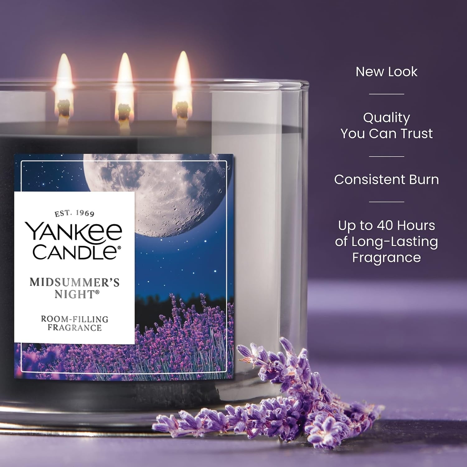 image:imageYankee Candle Large Tumbler Scented Candle with up to 80 Hour Burn Time Premium Plant Wax Blend for Consistent Burn 20 oz Tumbler Candle with Room Filling Fragrance Coconut BeachMidSummers Night