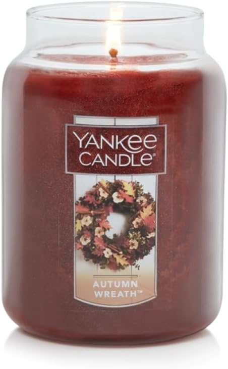 image:imageYankee Candle Macintosh Large Classic Jar CandleAutumn Wreath