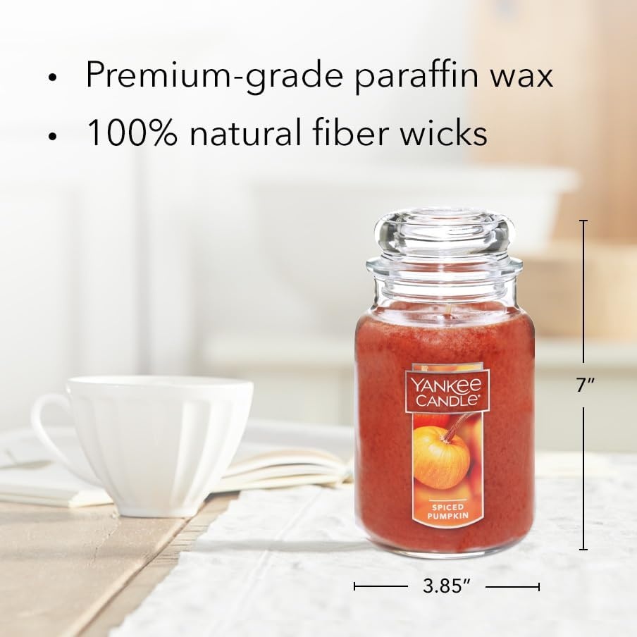 image:imageYankee Candle Macintosh Large Classic Jar CandleSpiced Pumpkin