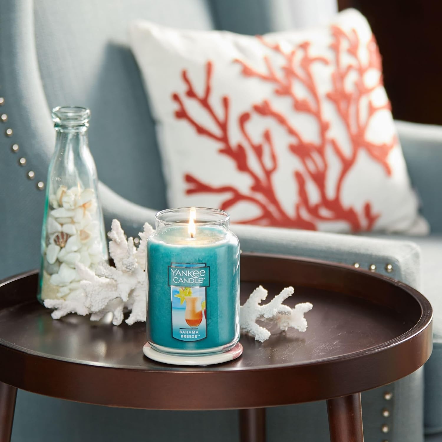 image:imageYankee Candle Mediterranean Breeze Scented Classic 22oz Large Jar Single Wick Candle Over 110 Hours of Burn Time ParaffinGrade WaxBahama Breeze