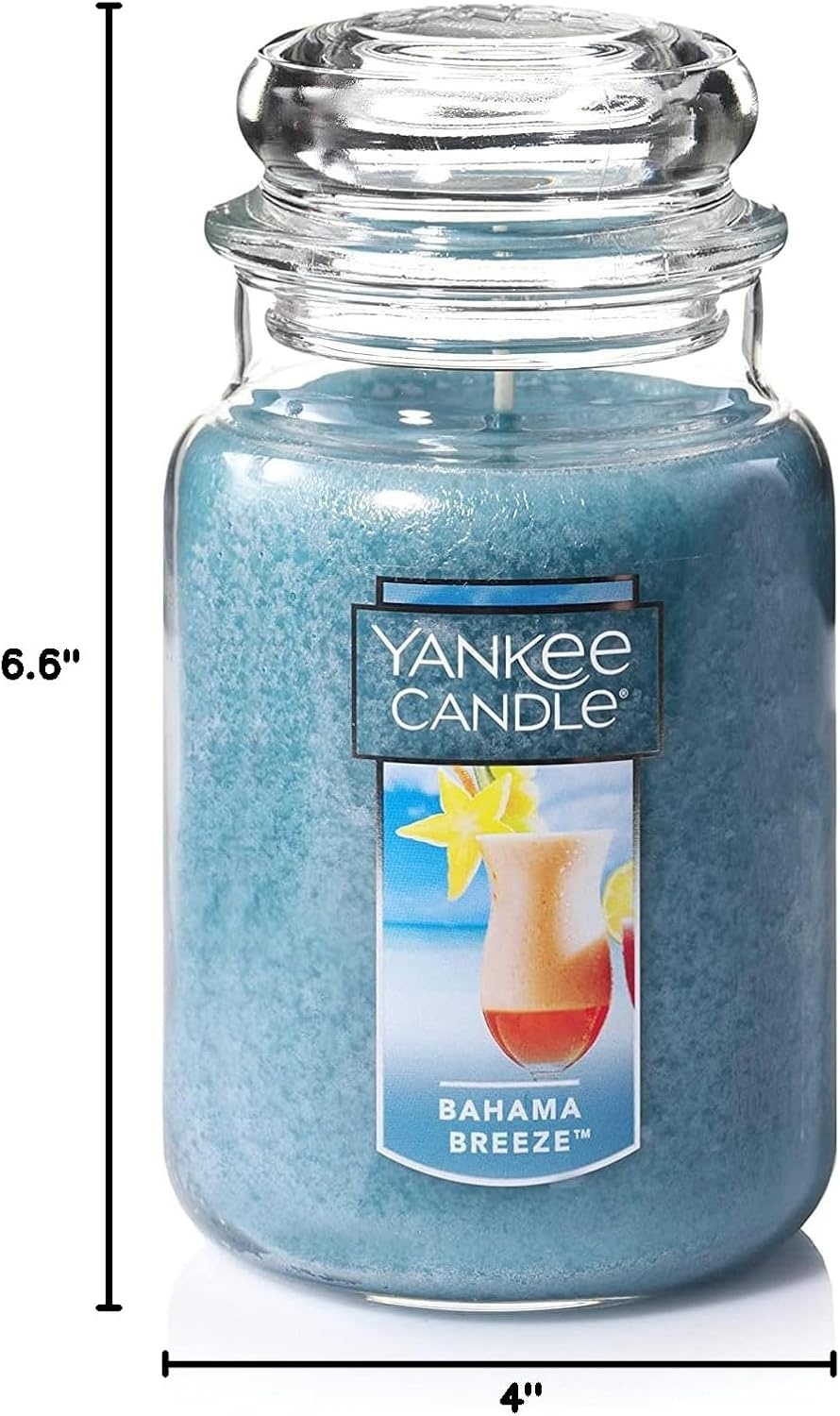 image:imageYankee Candle Mediterranean Breeze Scented Classic 22oz Large Jar Single Wick Candle Over 110 Hours of Burn Time ParaffinGrade WaxBahama Breeze