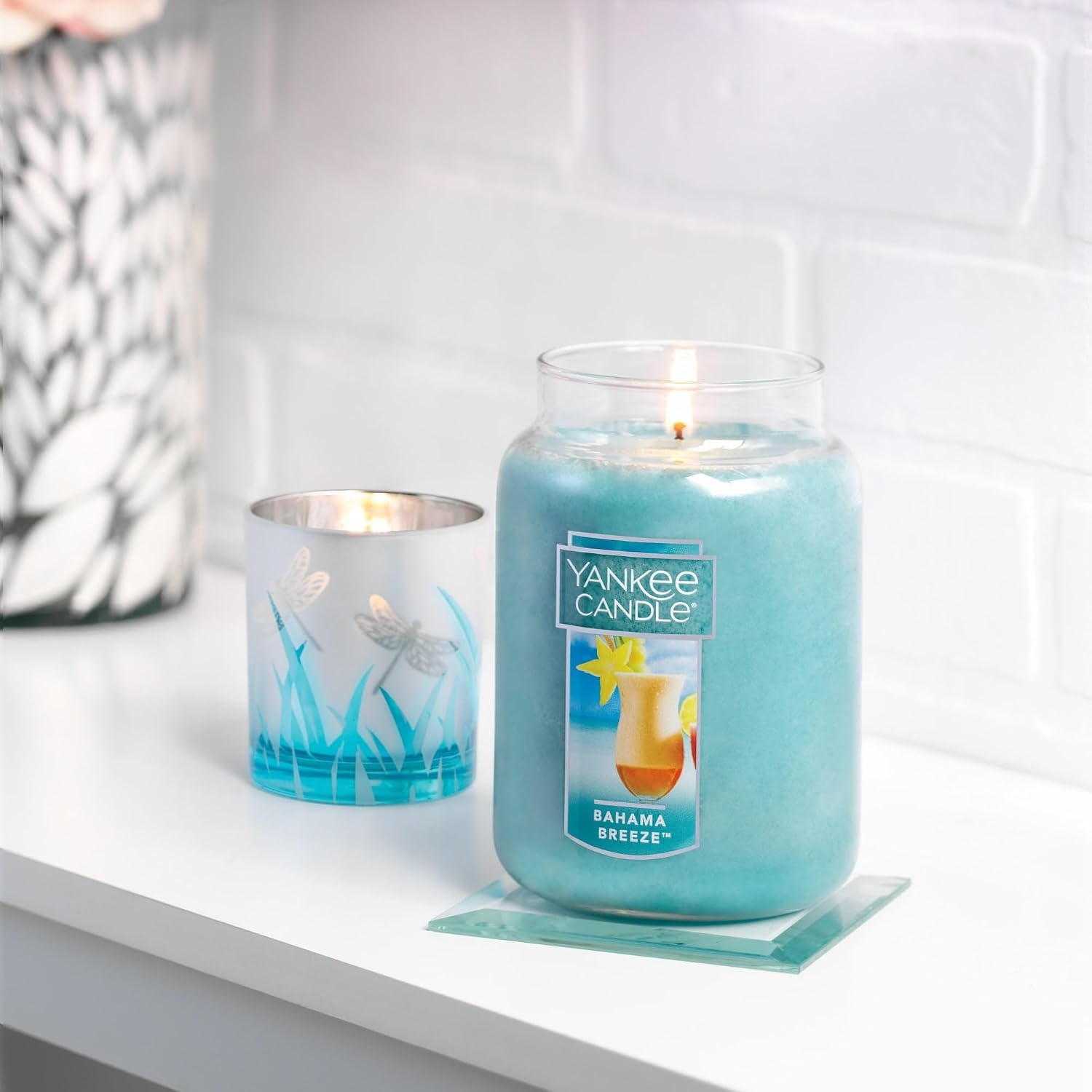 image:imageYankee Candle Mediterranean Breeze Scented Classic 22oz Large Jar Single Wick Candle Over 110 Hours of Burn Time ParaffinGrade WaxBahama Breeze
