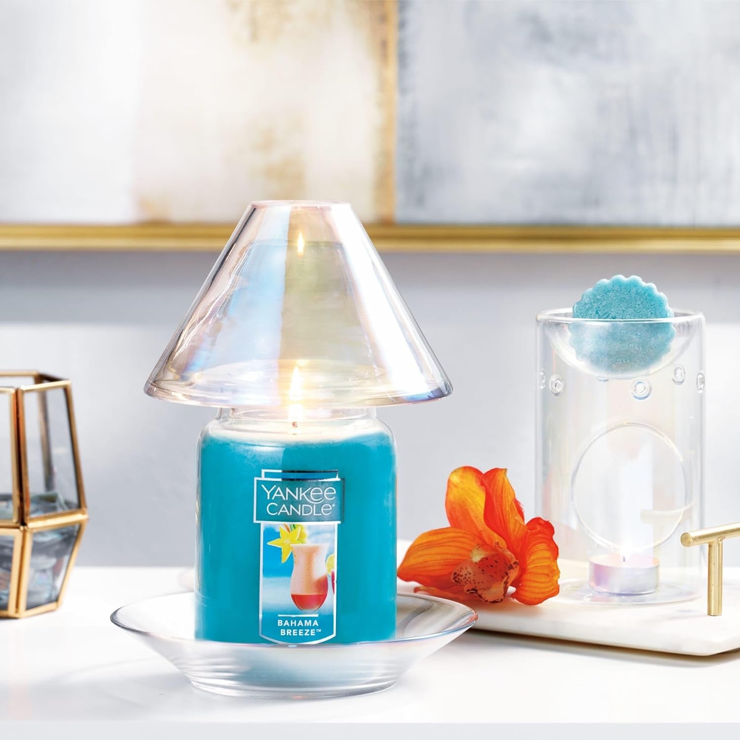 image:imageYankee Candle Mediterranean Breeze Scented Classic 22oz Large Jar Single Wick Candle Over 110 Hours of Burn Time ParaffinGrade WaxBahama Breeze