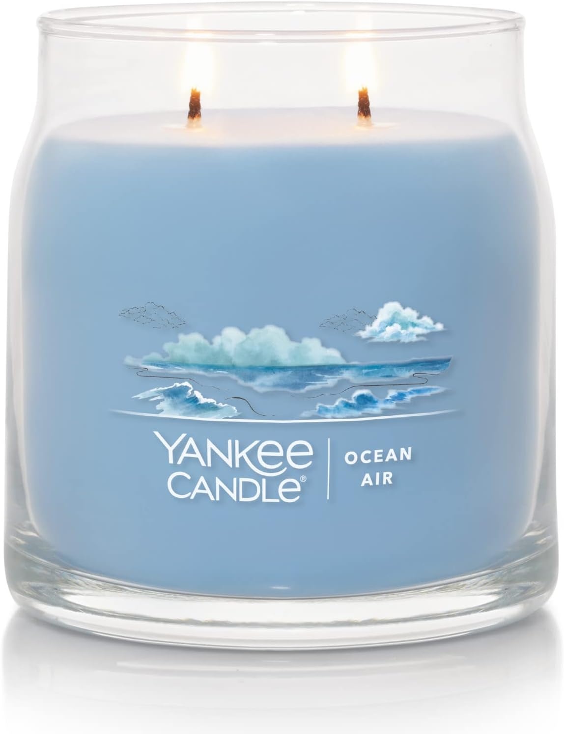 image:imageYankee Candle Mediterranean Breeze Scented Classic 22oz Large Jar Single Wick Candle Over 110 Hours of Burn Time ParaffinGrade WaxOcean Air