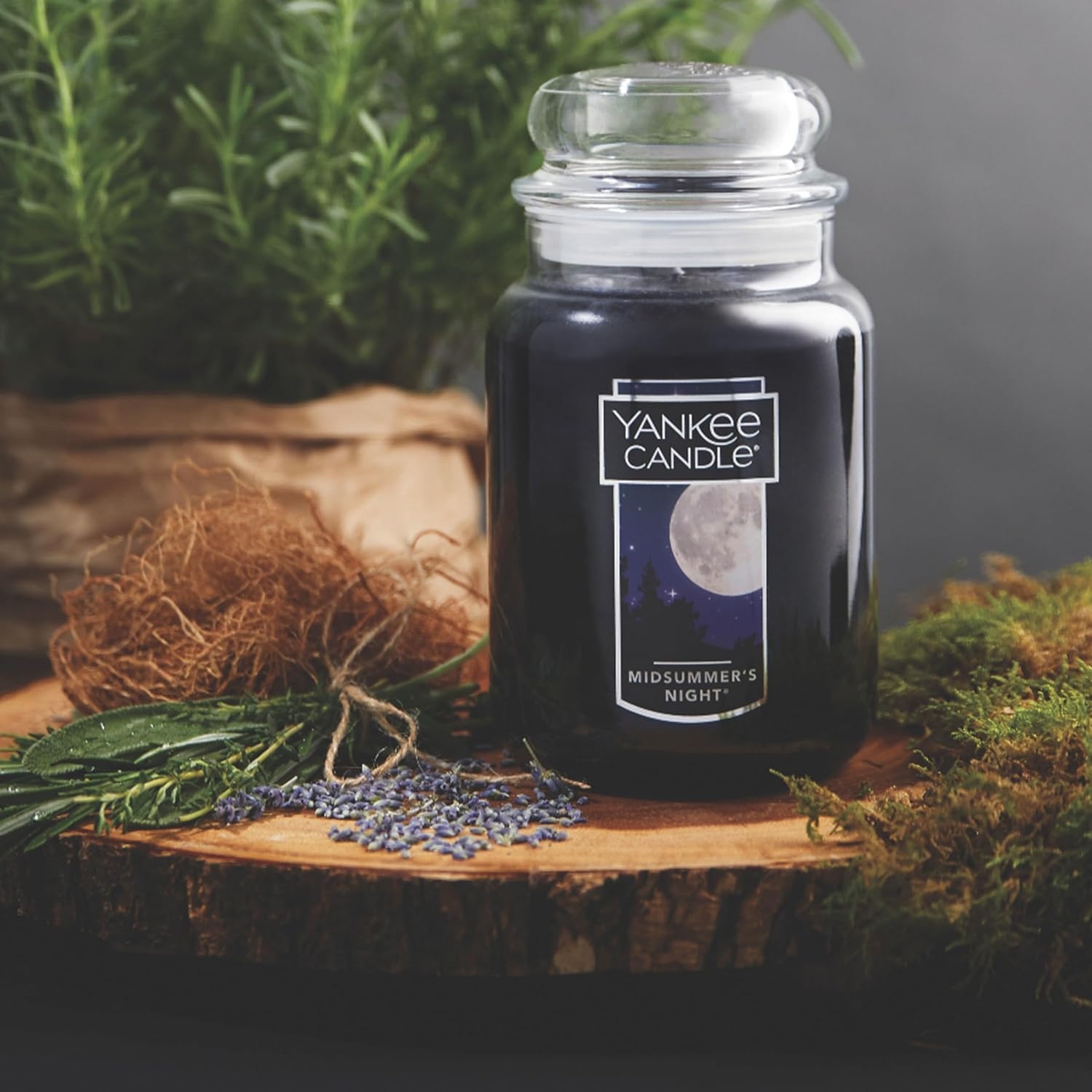 image:imageYankee Candle MidSummers Night Scented Classic Large Single Wick Jar Candle 22oz with Over 110 Hours of Burn Time Ideal for Dinner Parties Relaxing Saturdays and Special OccasionsMidSummers Night