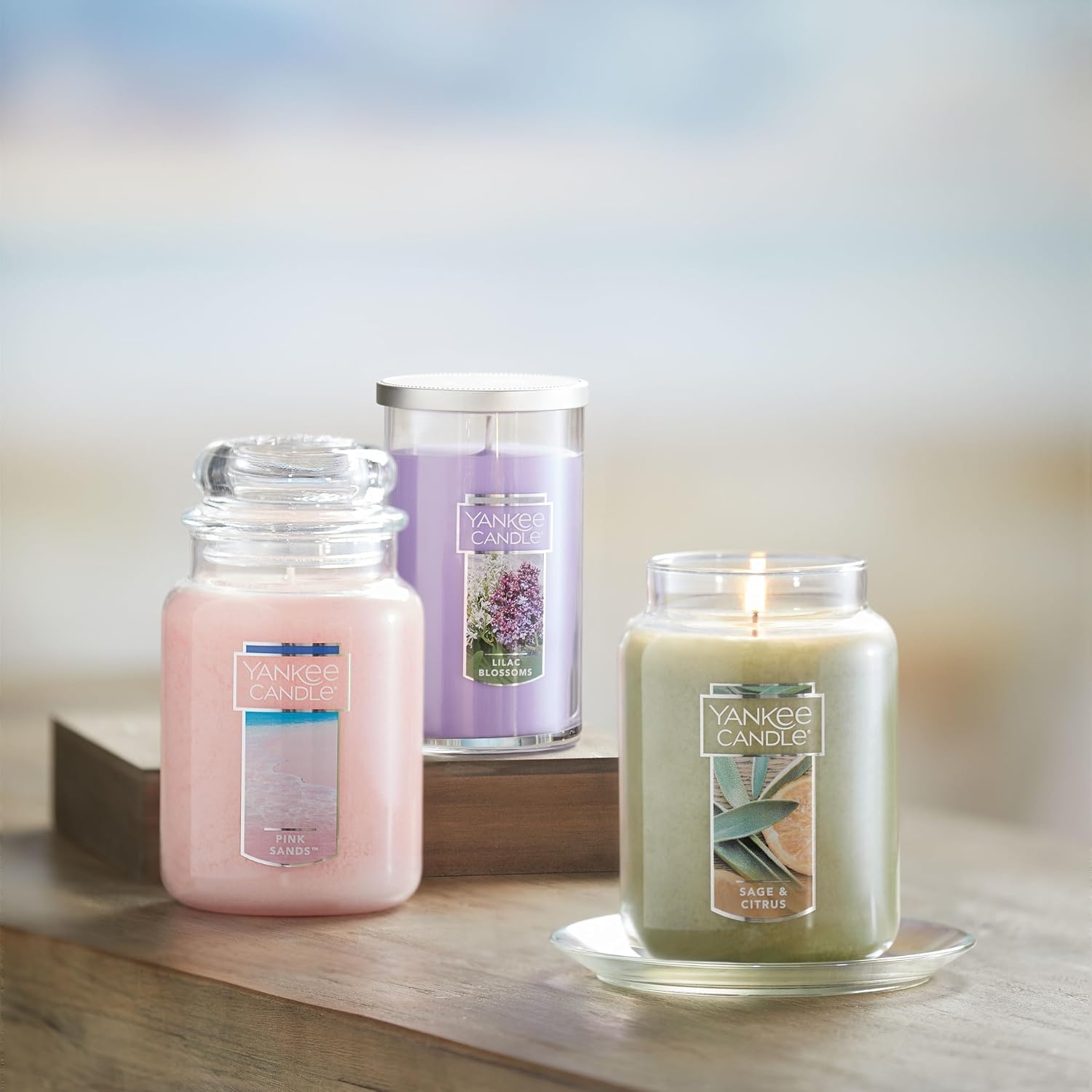 image:imageYankee Candle MidSummers Night Scented Classic Large Single Wick Jar Candle 22oz with Over 110 Hours of Burn Time Ideal for Dinner Parties Relaxing Saturdays and Special OccasionsSage Citrus