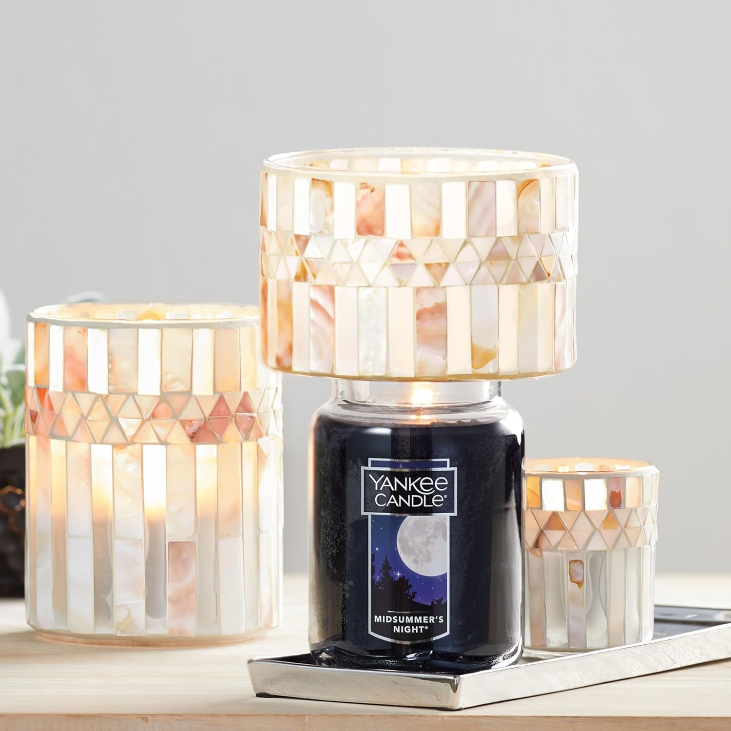 image:imageYankee Candle MidSummers Night Scented Classic Large Single Wick Jar Candle 22oz with Over 110 Hours of Burn Time Ideal for Dinner Parties Relaxing Saturdays and Special OccasionsMidSummers Night