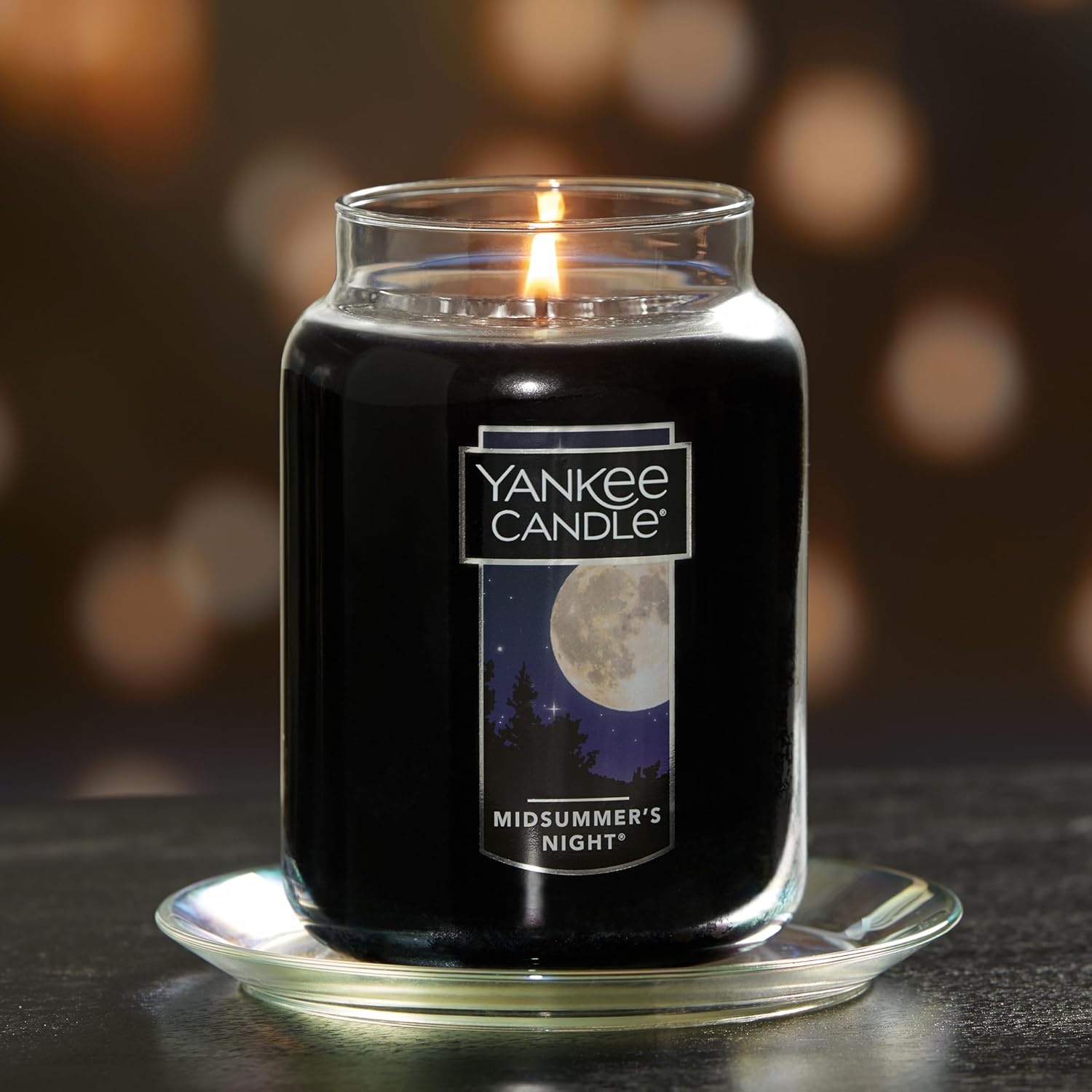 image:imageYankee Candle MidSummers Night Scented Classic Large Single Wick Jar Candle 22oz with Over 110 Hours of Burn Time Ideal for Dinner Parties Relaxing Saturdays and Special OccasionsMidSummers Night
