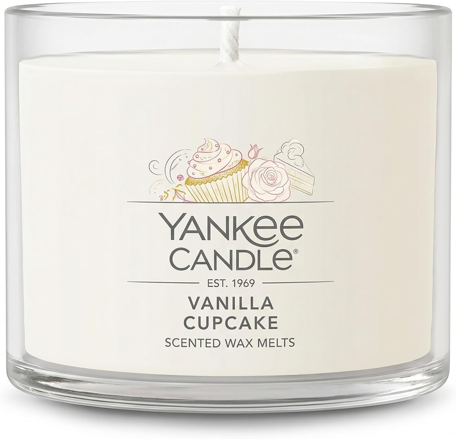 image:imageYankee Candle Mini Jar Scented Candles Small Single Wick Candle Set Soy Wax Blend Vanilla Cupcake Lilac Blossoms Coconut Beach Pink Sands Sweet Serenity Variety PackSweet Serenity