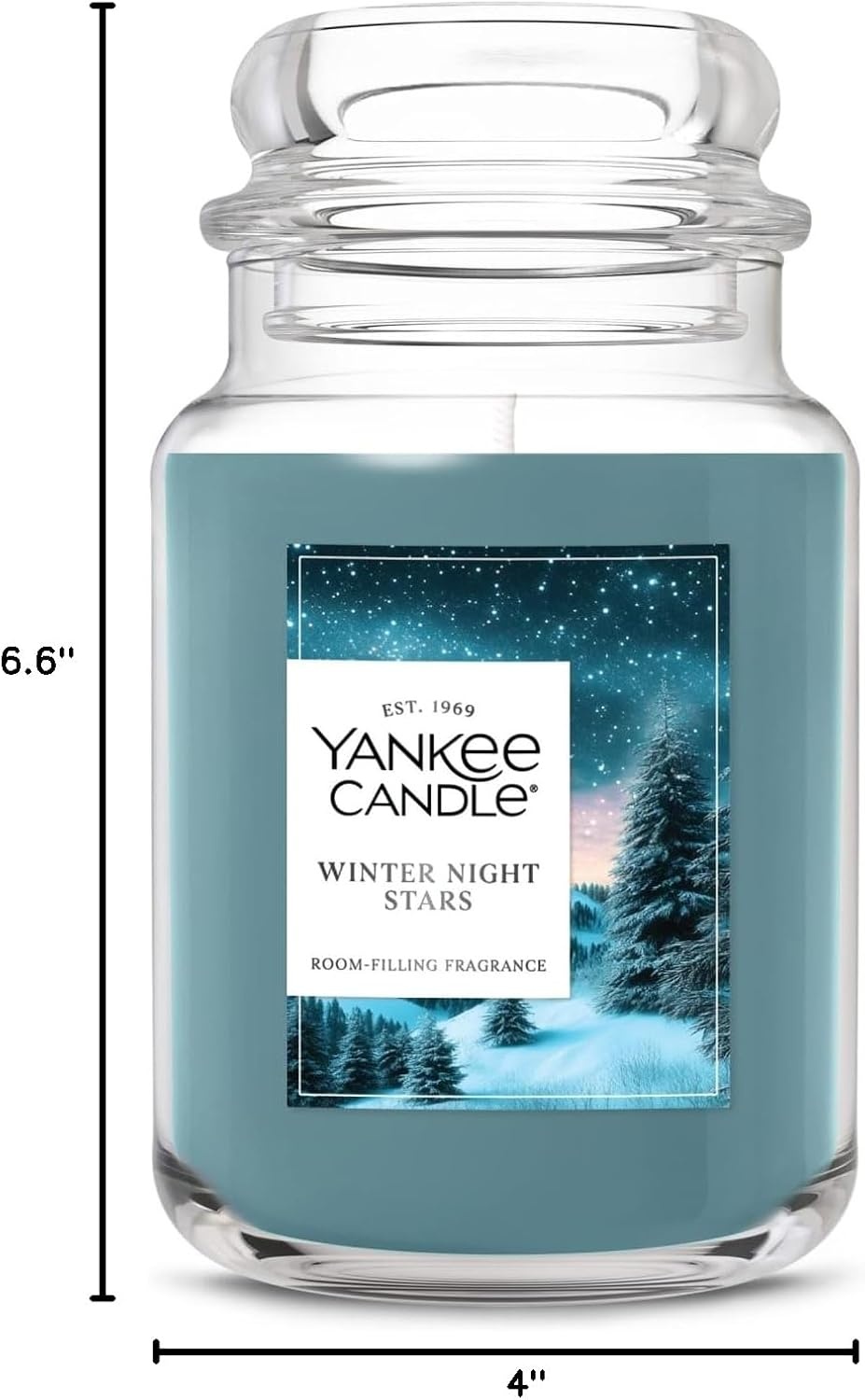 image:imageYankee Candle Mistletoe Christmas Scented Candle 22oz Large Jar with up to 150 Hour Burn Time GiftableWinter Night Stars