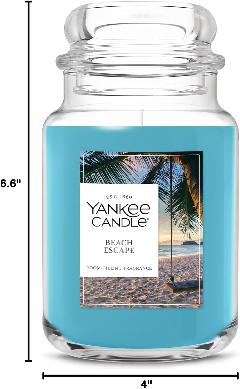 image:imageYankee Candle Ocean Air Scented Candle 22oz Large Jar with up to 150 Hour Burn Time GiftableBeach Escape