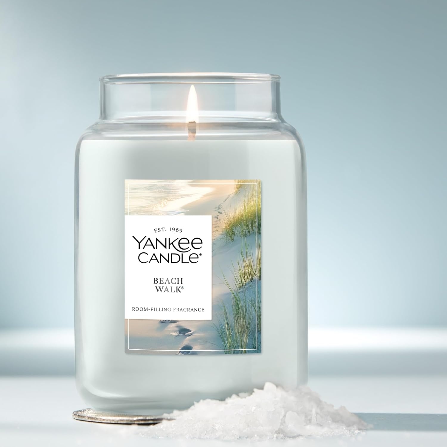 image:imageYankee Candle Ocean Air Scented Candle 22oz Large Jar with up to 150 Hour Burn Time GiftableBeach Walk