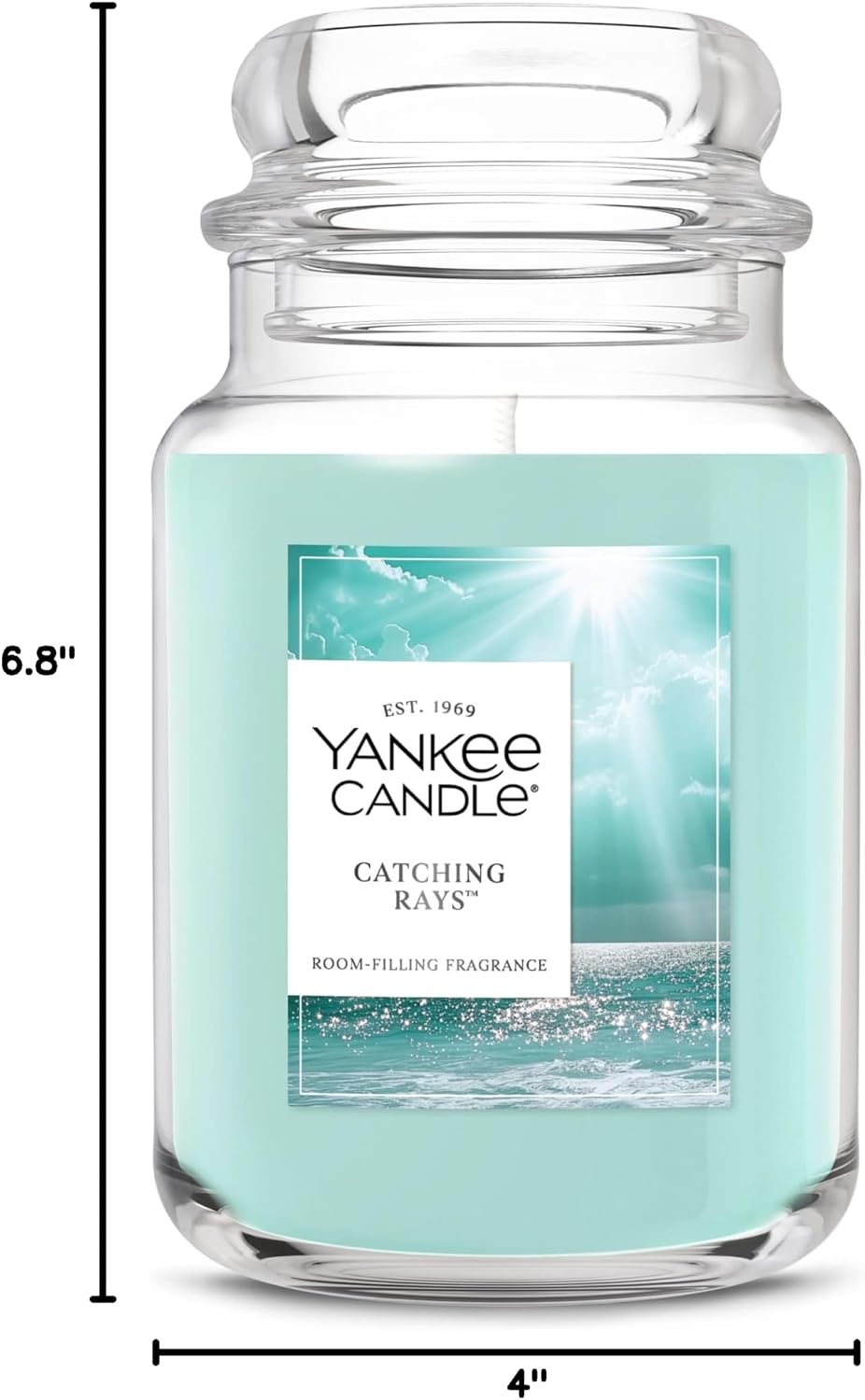 image:imageYankee Candle Ocean Air Scented Candle 22oz Large Jar with up to 150 Hour Burn Time GiftableCatching Rays