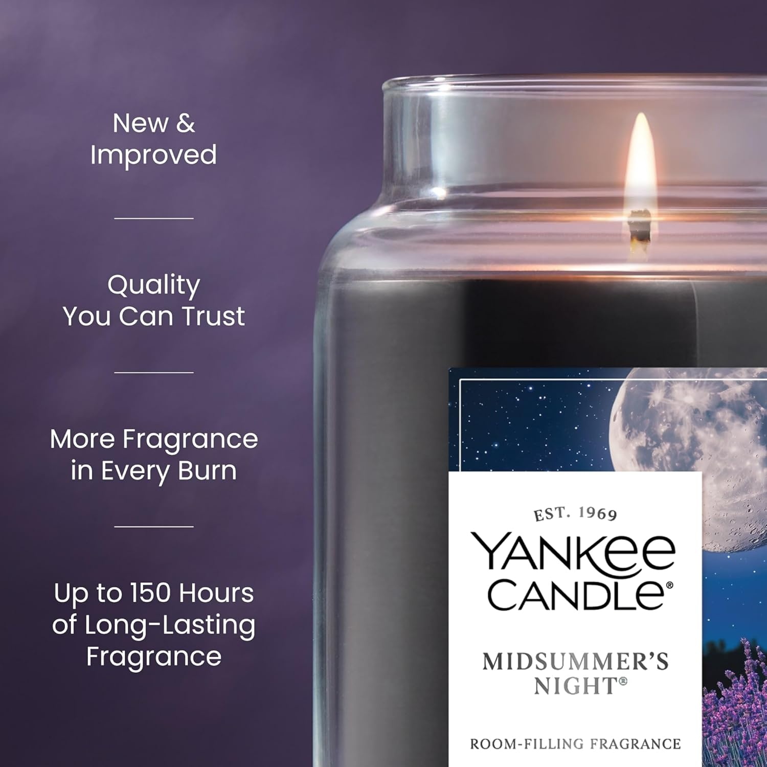 image:imageYankee Candle Ocean Air Scented Candle 22oz Large Jar with up to 150 Hour Burn Time GiftableMidSummers Night