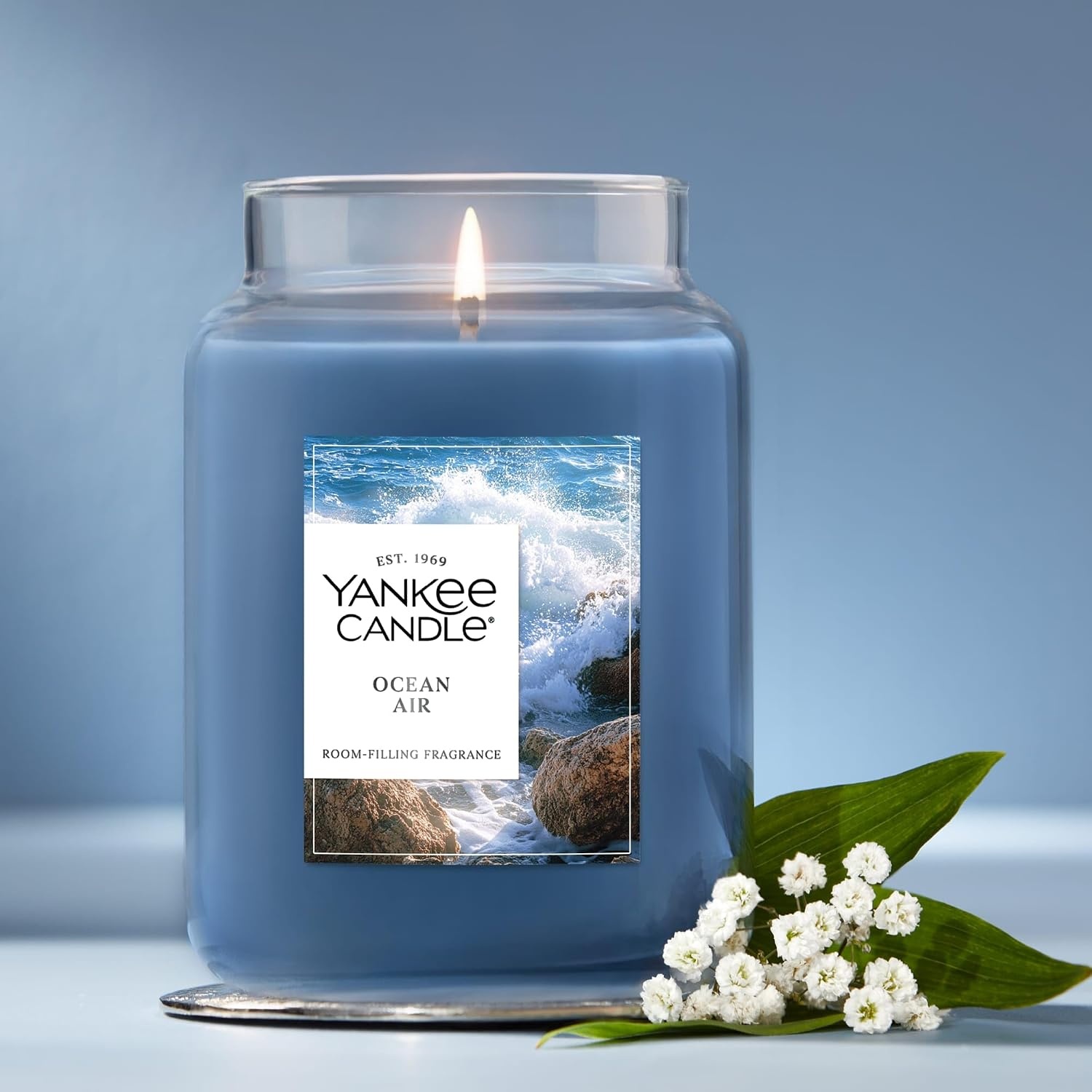 image:imageYankee Candle Ocean Air Scented Candle 22oz Large Jar with up to 150 Hour Burn Time GiftableOcean Air