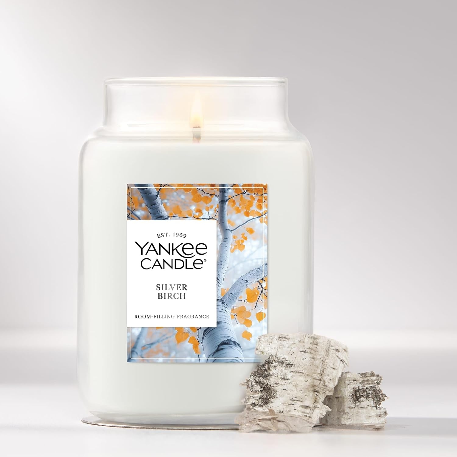 image:imageYankee Candle Ocean Air Scented Candle 22oz Large Jar with up to 150 Hour Burn Time GiftableSilver Birch