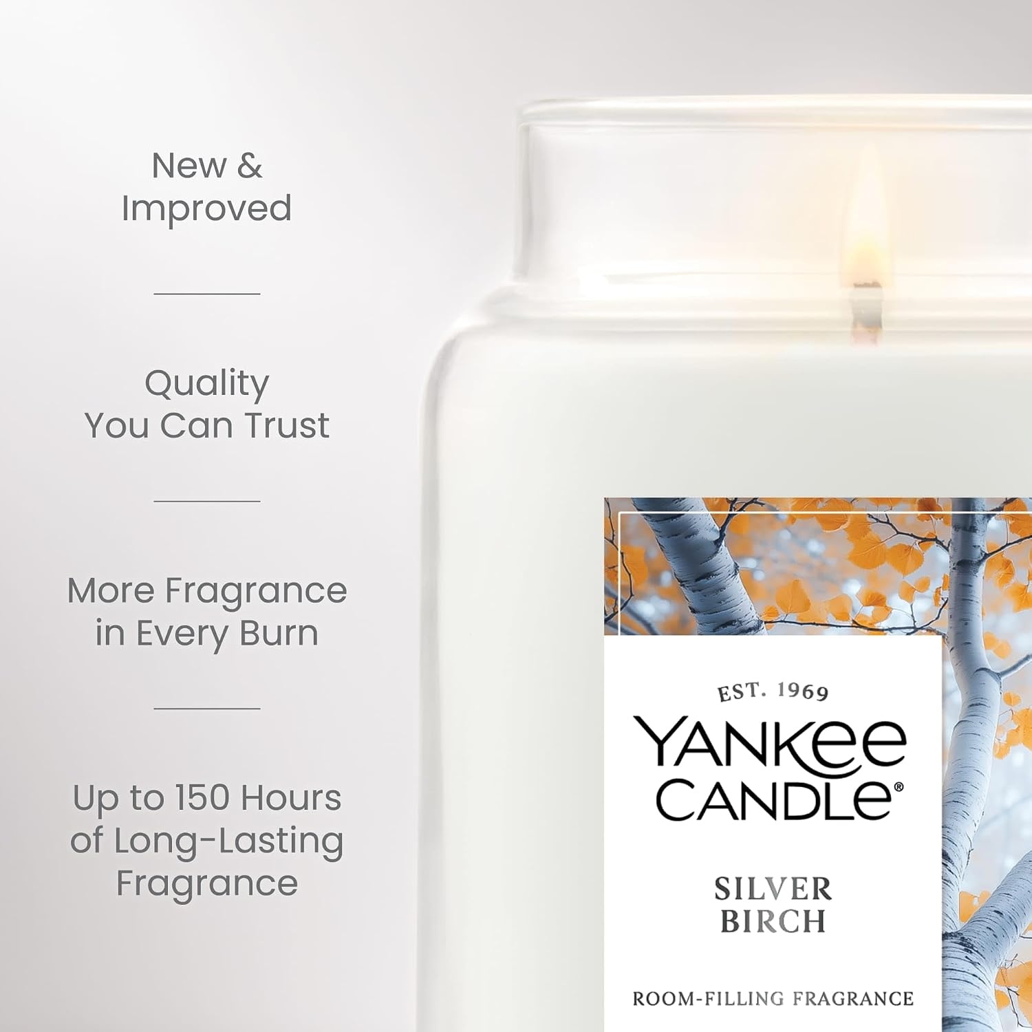 image:imageYankee Candle Ocean Air Scented Candle 22oz Large Jar with up to 150 Hour Burn Time GiftableSilver Birch