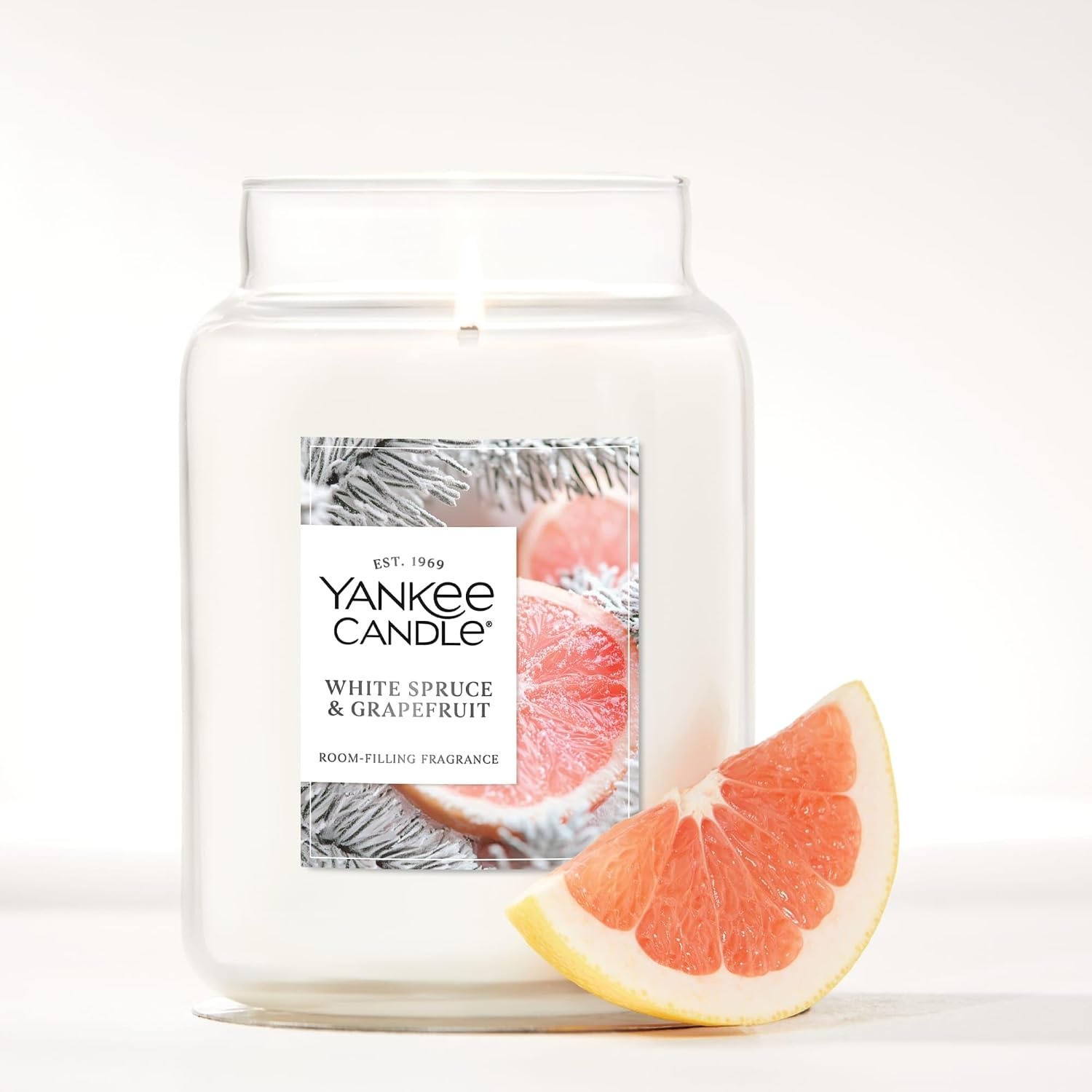 image:imageYankee Candle Ocean Air Scented Candle 22oz Large Jar with up to 150 Hour Burn Time GiftableWhite Spruce Grapefruit