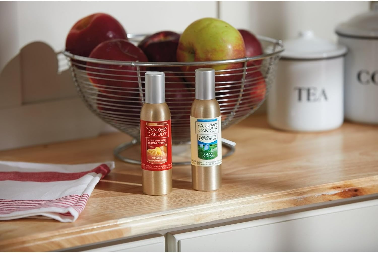 image:imageYankee Candle Room Spray Mystery Box 4 Pack Assorted Scents Long Lasting Home amp Car Air Freshener Odor Eliminator Room Deodorizer 15 oz Each 4 Sprays TotalClean Cotton