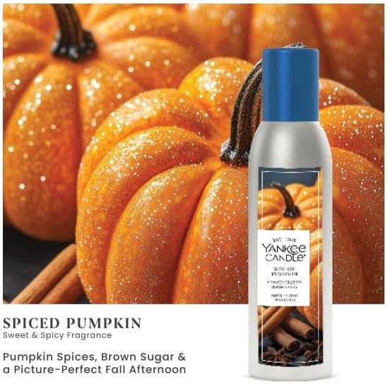 image:imageYankee Candle Room Spray Mystery Box 4 Pack Assorted Scents Long Lasting Home amp Car Air Freshener Odor Eliminator Room Deodorizer 15 oz Each 4 Sprays TotalSpiced Pumpkin