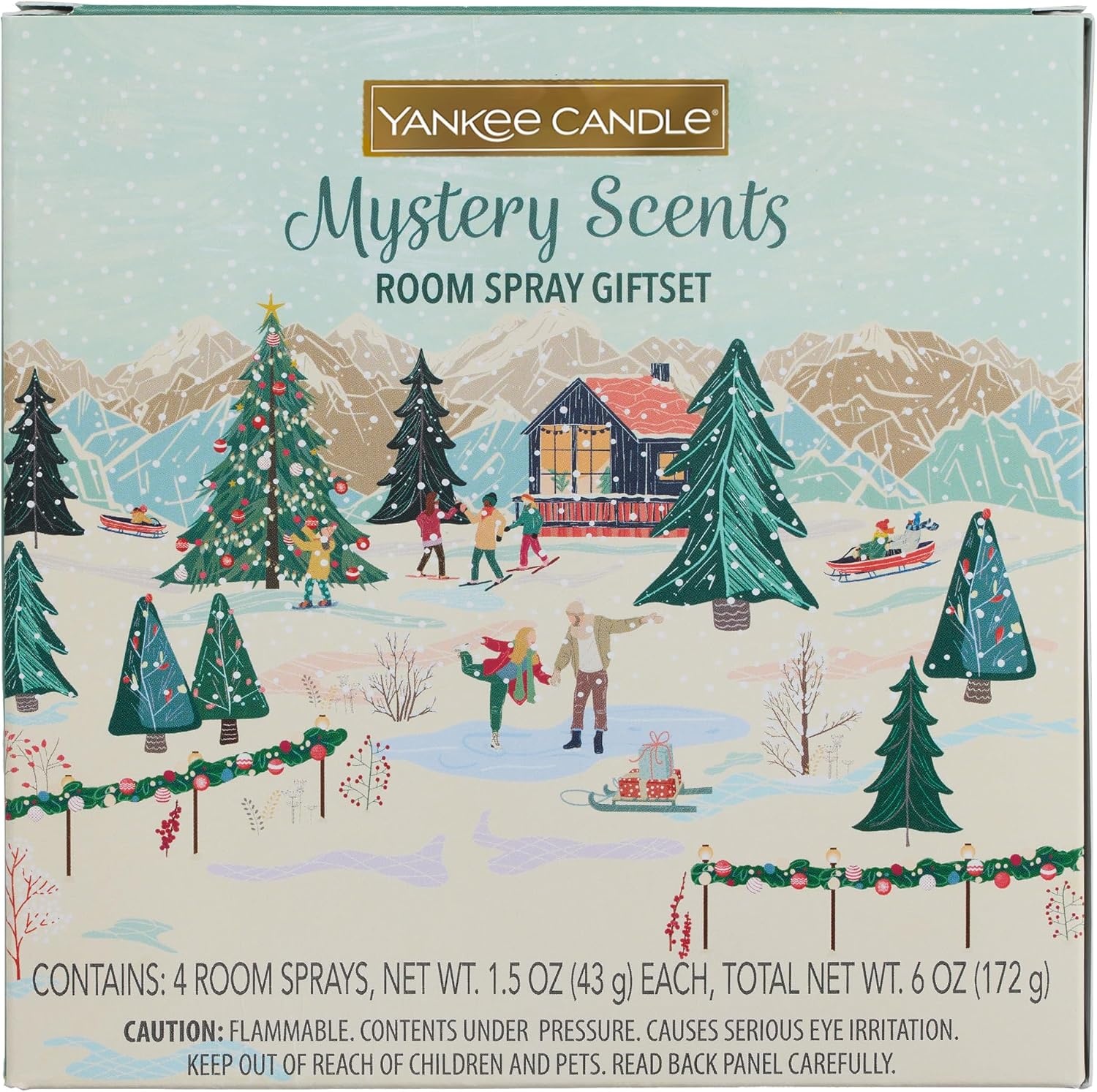 image:imageYankee Candle Room Spray Mystery Box 4 Pack Assorted Scents Long Lasting Home amp Car Air Freshener Odor Eliminator Room Deodorizer 15 oz Each 4 Sprays TotalMystery Box