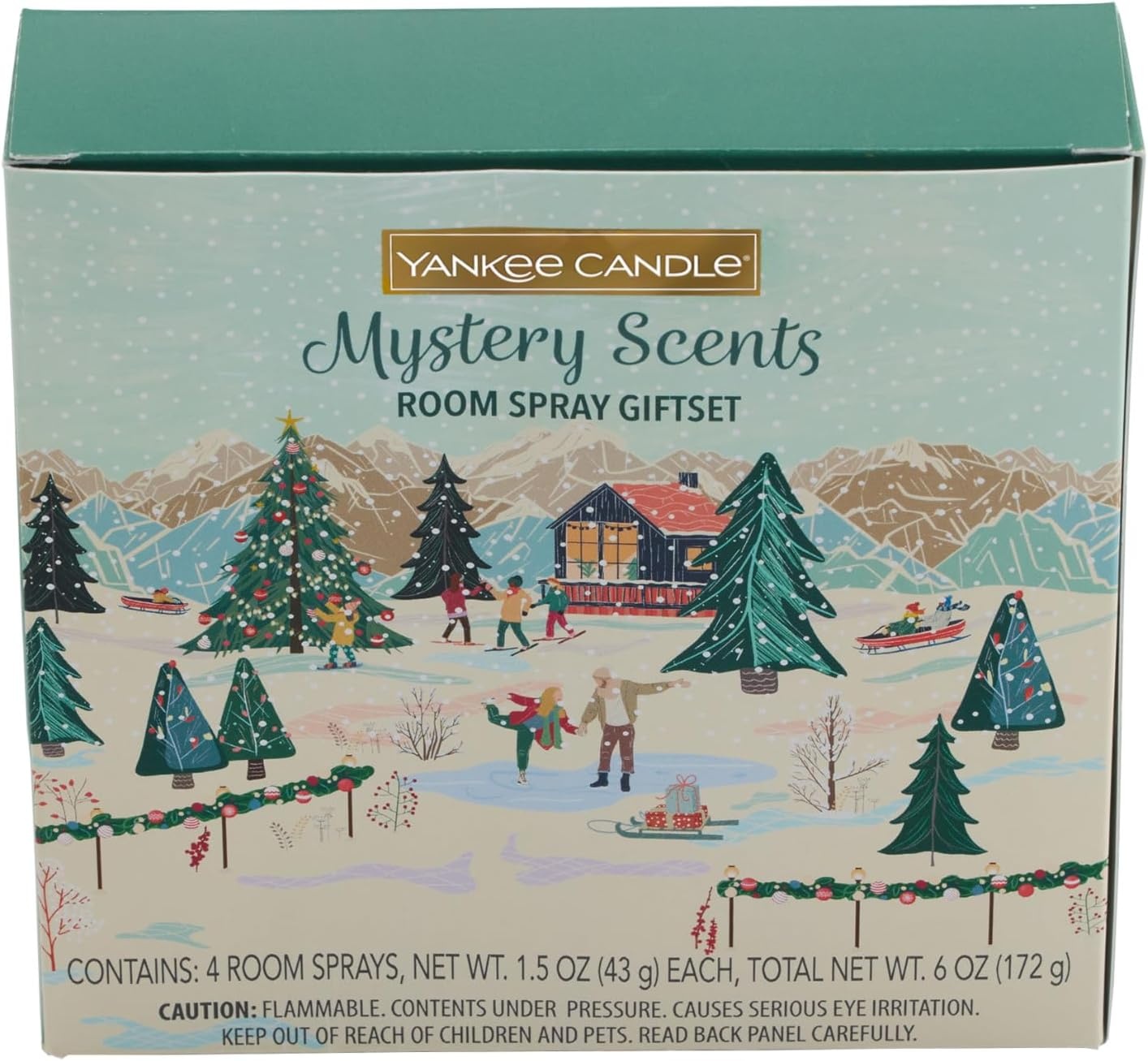 image:imageYankee Candle Room Spray Mystery Box 4 Pack Assorted Scents Long Lasting Home amp Car Air Freshener Odor Eliminator Room Deodorizer 15 oz Each 4 Sprays TotalMystery Box