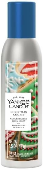 image:imageYankee Candle Room Spray Mystery Box 4 Pack Assorted Scents Long Lasting Home amp Car Air Freshener Odor Eliminator Room Deodorizer 15 oz Each 4 Sprays TotalChristmas Cookie