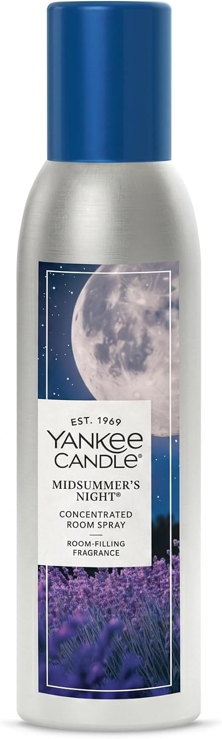 image:imageYankee Candle Room Spray Mystery Box 4 Pack Assorted Scents Long Lasting Home amp Car Air Freshener Odor Eliminator Room Deodorizer 15 oz Each 4 Sprays TotalMidsummers Night