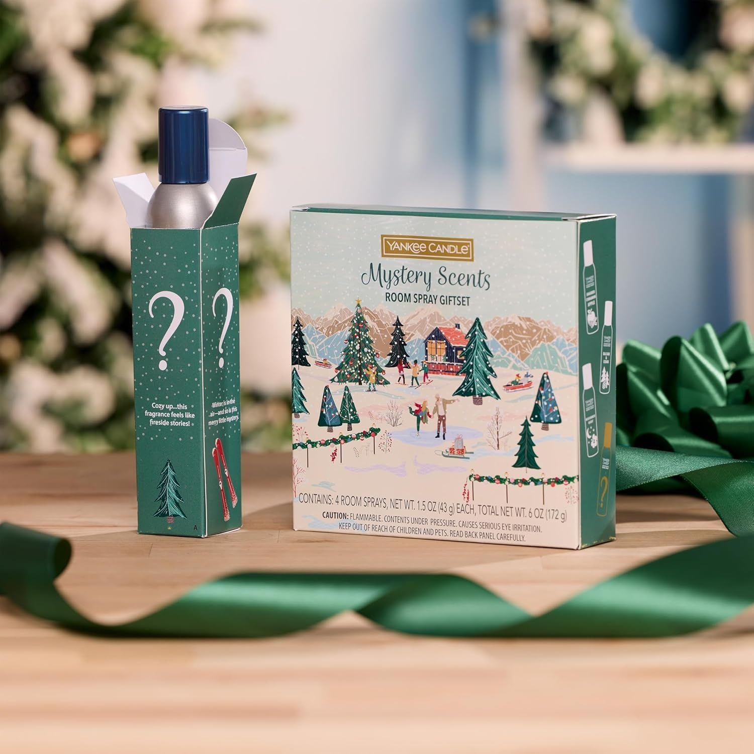 image:imageYankee Candle Room Spray Mystery Box 4 Pack Assorted Scents Long Lasting Home amp Car Air Freshener Odor Eliminator Room Deodorizer 15 oz Each 4 Sprays TotalMystery Box