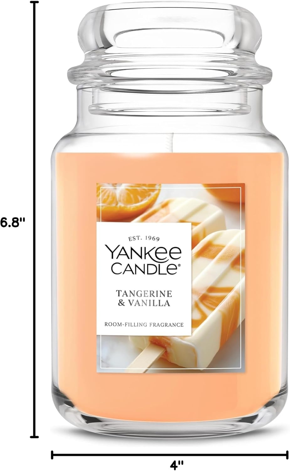 image:imageYankee Candle Salted Caramel Scented Candle 22oz Large Jar Up to 150 Hour Burn Time GiftableTangerine Vanilla
