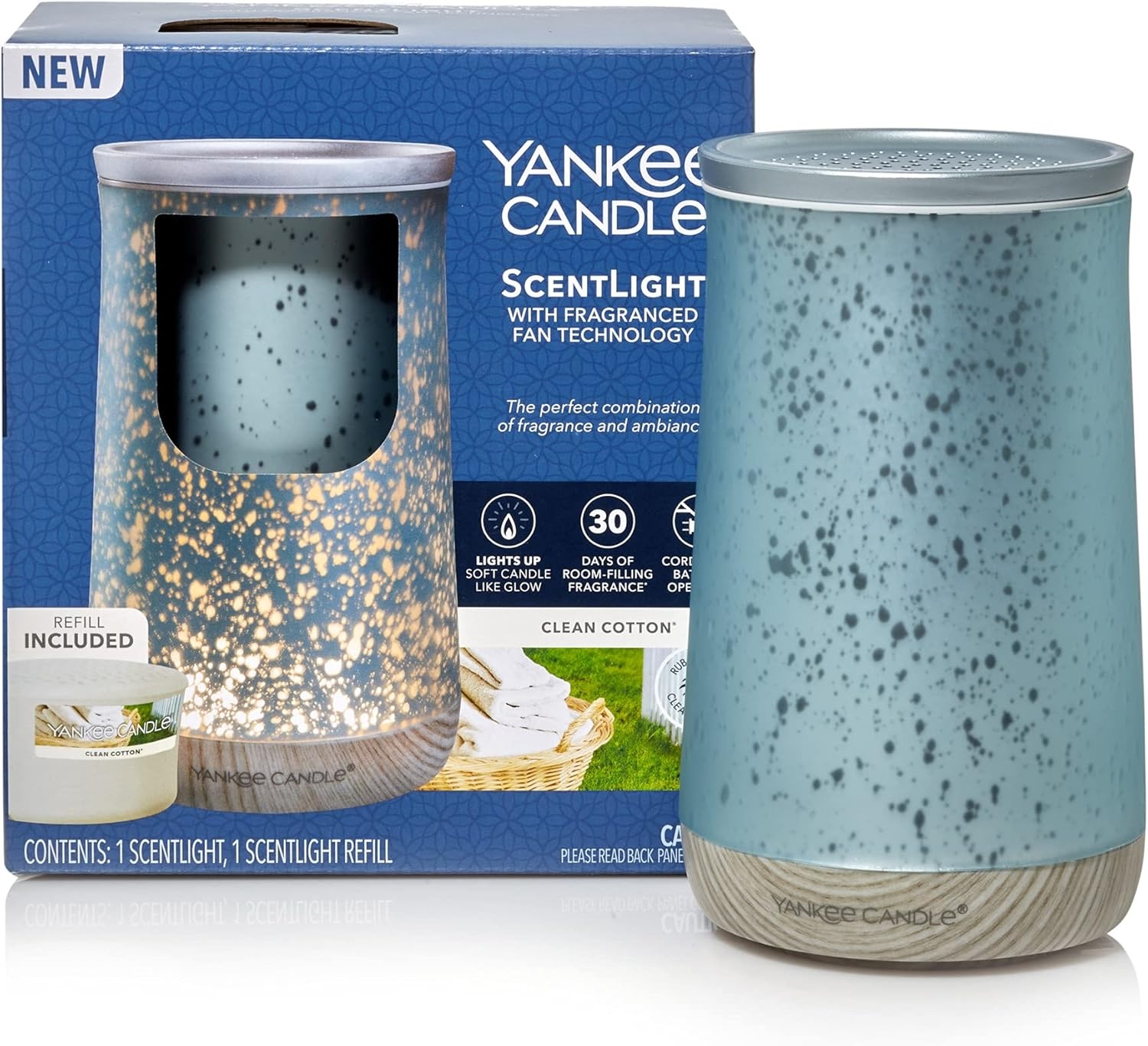 image:imageYankee Candle ScentLight Kit Blue with Clean CottonClean Cotton