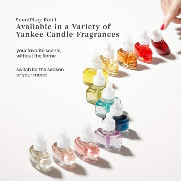 image:imageYankee Candle ScentPlug Refill for Plug in Air Fresheners Scented Oil Refills Long Lasting Home Fragrance Apple Pumpkin Pack of 4Beach Walk