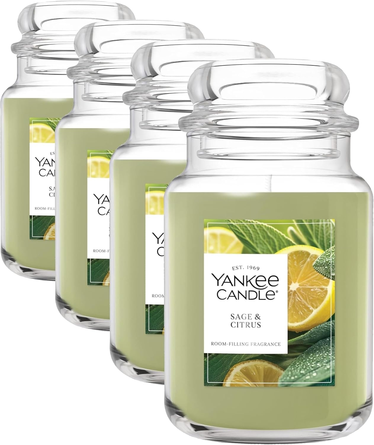 image:imageYankee Candle Seaside Woods Scented Candle 22oz Large Jar with up to 150 Hour Burn Time GiftableSage Citrus