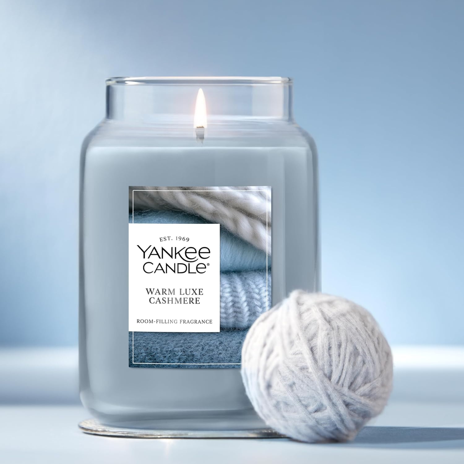 image:imageYankee Candle Seaside Woods Scented Candle 22oz Large Jar with up to 150 Hour Burn Time GiftableWarm Luxe Cashmere