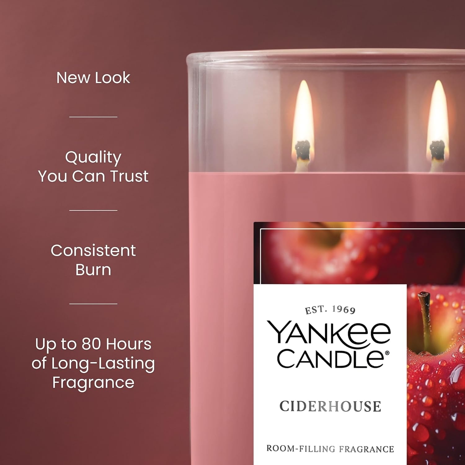 image:imageYankee Candle Signature Large Tumbler Candle Cinnamon Stick Scented Candle 20 oz 2Wick Premium Plant Wax Blend Over 60 Hours Burn TimeCiderhouse