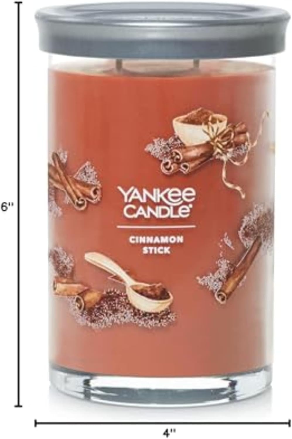 image:imageYankee Candle Signature Large Tumbler Candle Cinnamon Stick Scented Candle 20 oz 2Wick Premium Plant Wax Blend Over 60 Hours Burn TimeCinnamon Stick