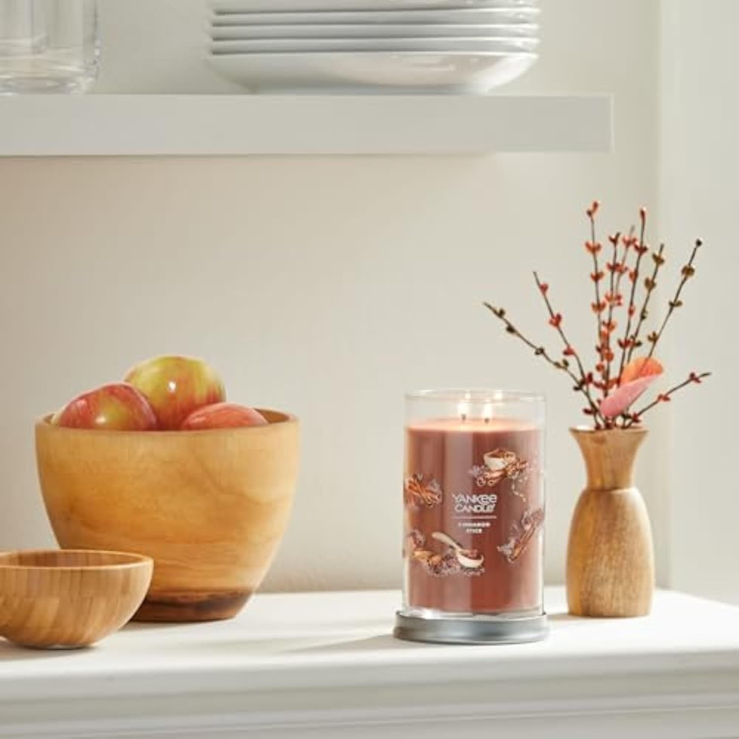 image:imageYankee Candle Signature Large Tumbler Candle Cinnamon Stick Scented Candle 20 oz 2Wick Premium Plant Wax Blend Over 60 Hours Burn TimeCinnamon Stick