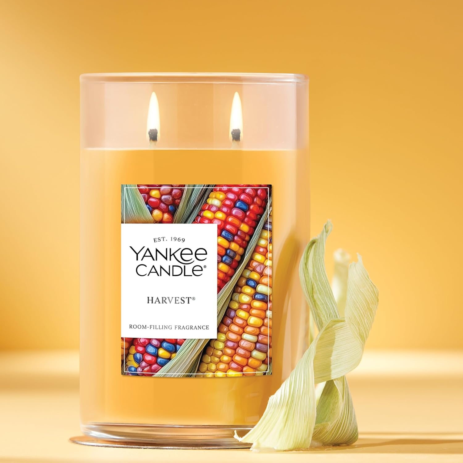 image:imageYankee Candle Signature Large Tumbler Candle Cinnamon Stick Scented Candle 20 oz 2Wick Premium Plant Wax Blend Over 60 Hours Burn TimeHarvest
