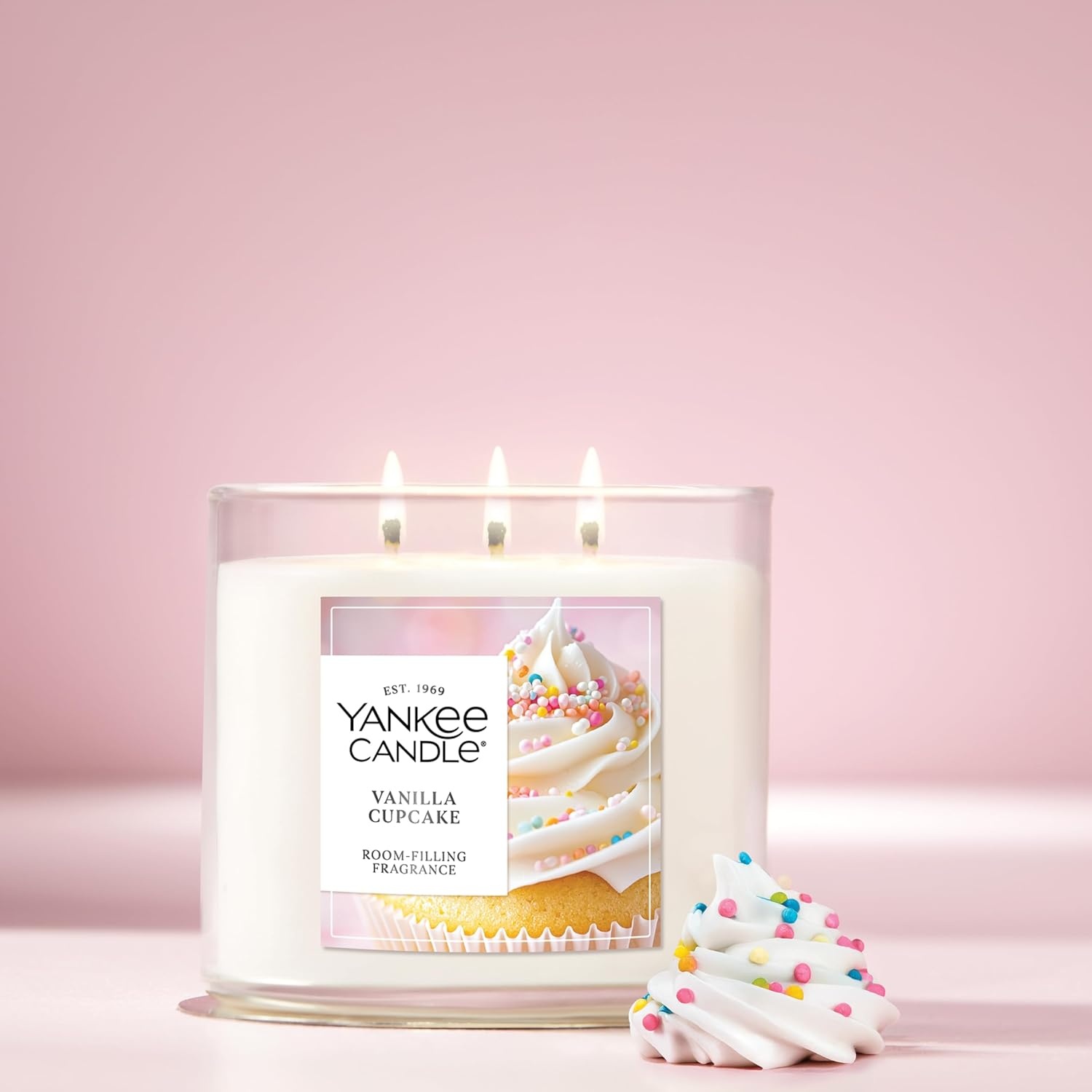 image:imageYankee Candle Signature Large Tumbler Candle Cinnamon Stick Scented Candle 20 oz 2Wick Premium Plant Wax Blend Over 60 Hours Burn TimeVanilla Cupcake
