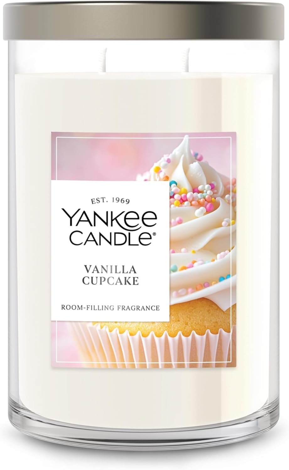image:imageYankee Candle Signature Large Tumbler Candle Cinnamon Stick Scented Candle 20 oz 2Wick Premium Plant Wax Blend Over 60 Hours Burn TimeVanilla Cupcake