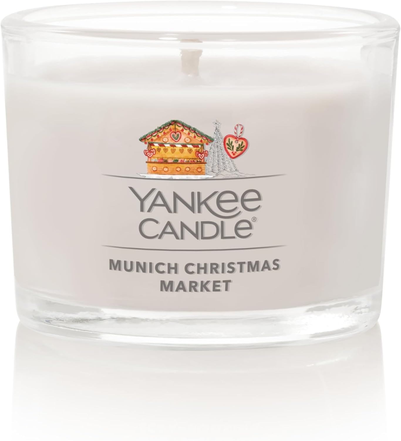 image:imageYankee Candle Signature Votive Mini Candle Jar Spiced Pumpkin Scent Natural Soy Wax Blend Candle with Natural Fiber Wick 13 OZ Glass Jar Pack of 12Munich Christmas Market