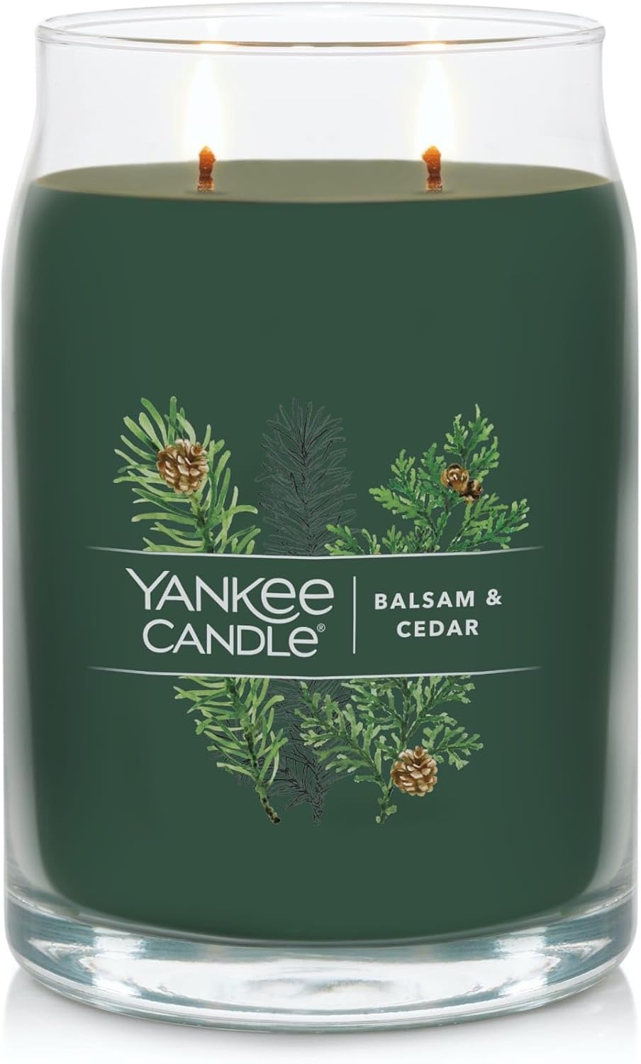 image:imageYankee Candle Silver Sage amp Pine Scented Candle 20oz Classic 2Wick Tumbler with up to 80 Hour Burn TimeBalsam Cedar