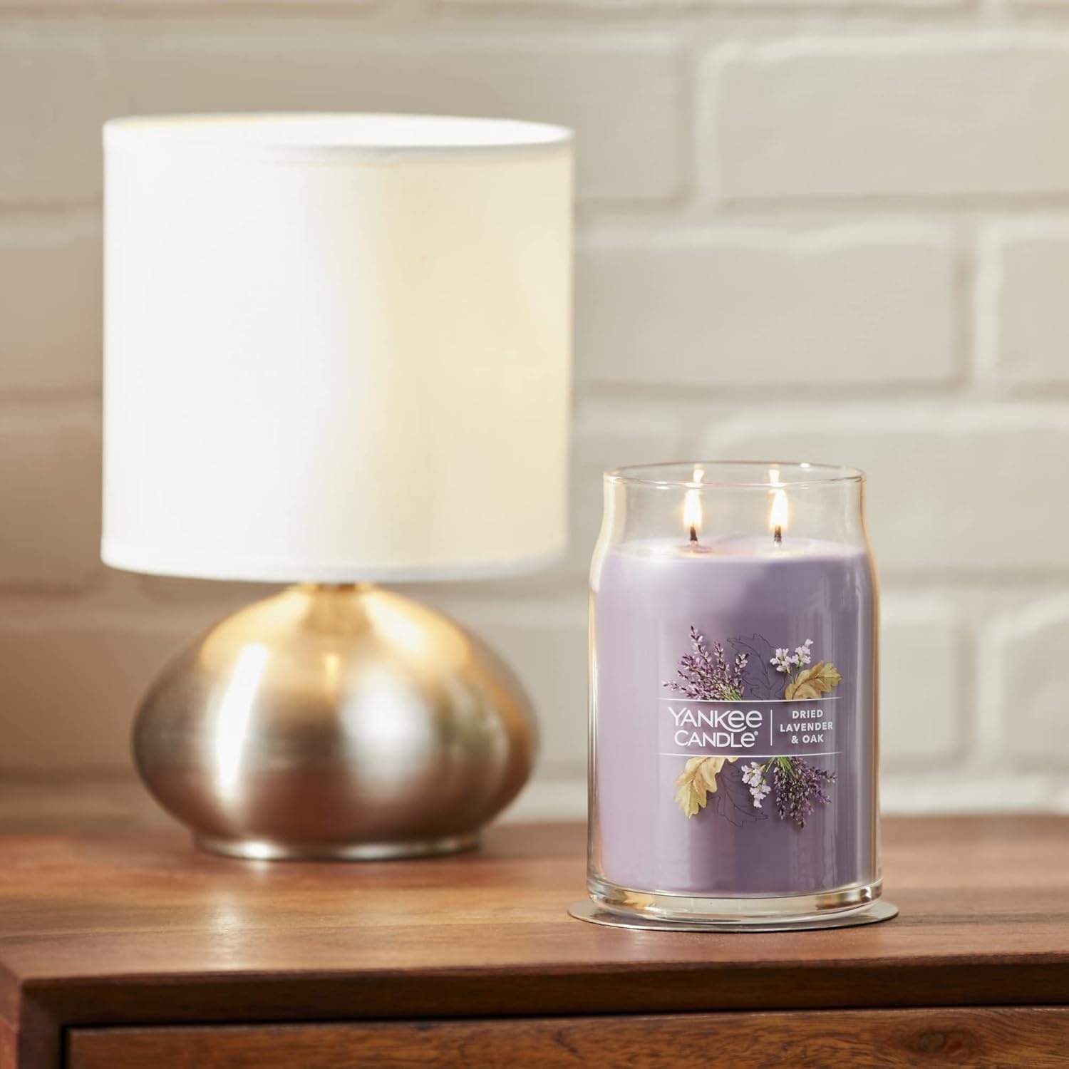 image:imageYankee Candle Silver Sage amp Pine Scented Candle 20oz Classic 2Wick Tumbler with up to 80 Hour Burn TimeDried Lavender Oak