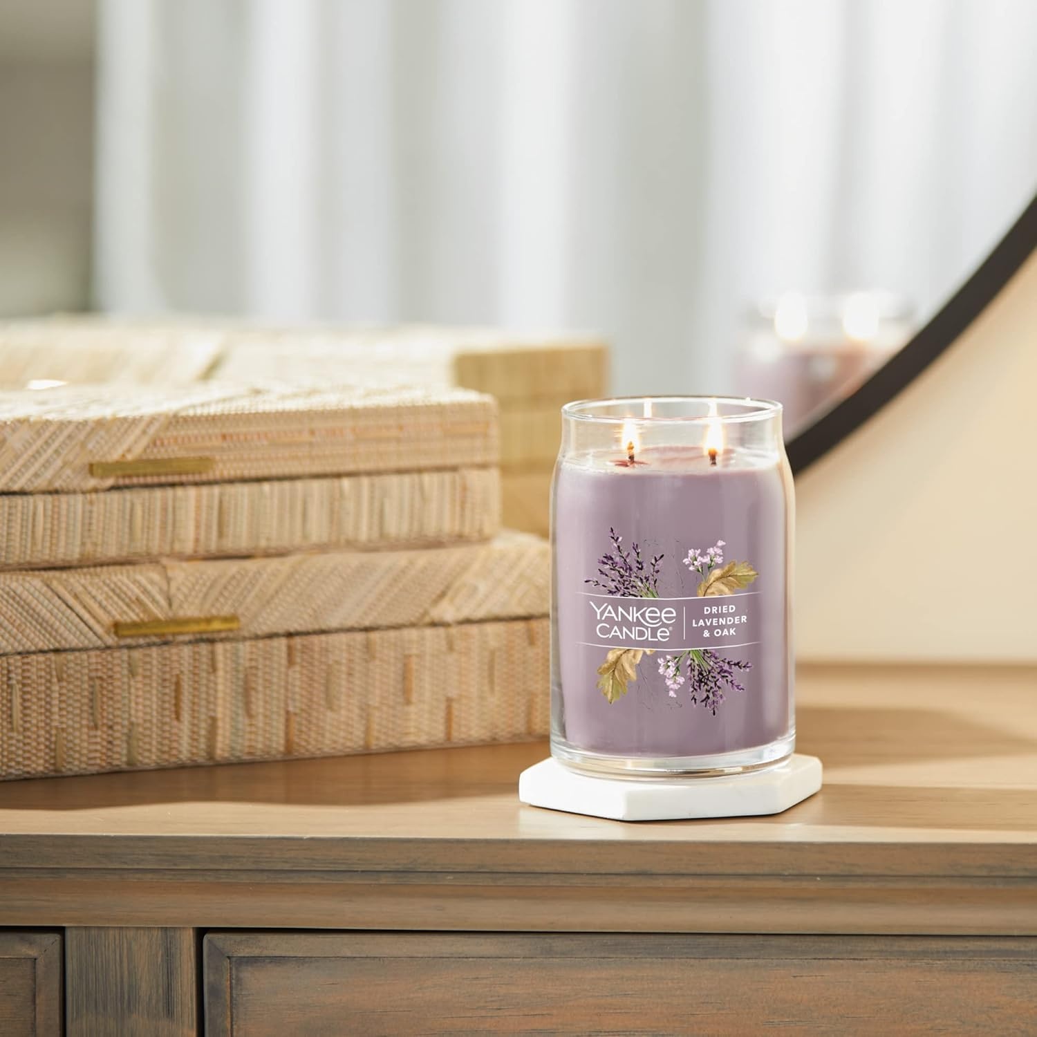 image:imageYankee Candle Silver Sage amp Pine Scented Candle 20oz Classic 2Wick Tumbler with up to 80 Hour Burn TimeDried Lavender Oak