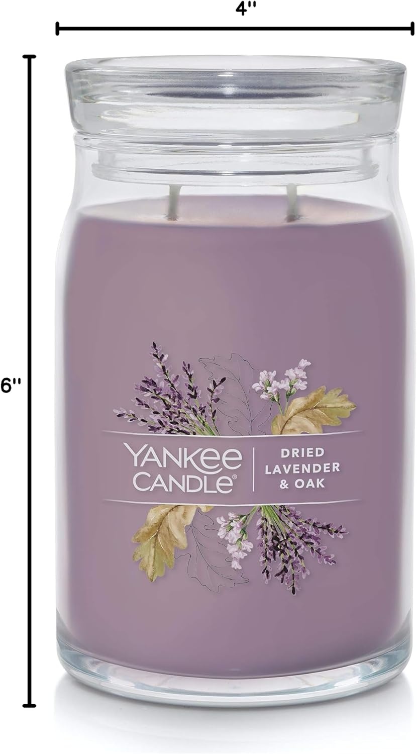 image:imageYankee Candle Silver Sage amp Pine Scented Candle 20oz Classic 2Wick Tumbler with up to 80 Hour Burn TimeDried Lavender Oak