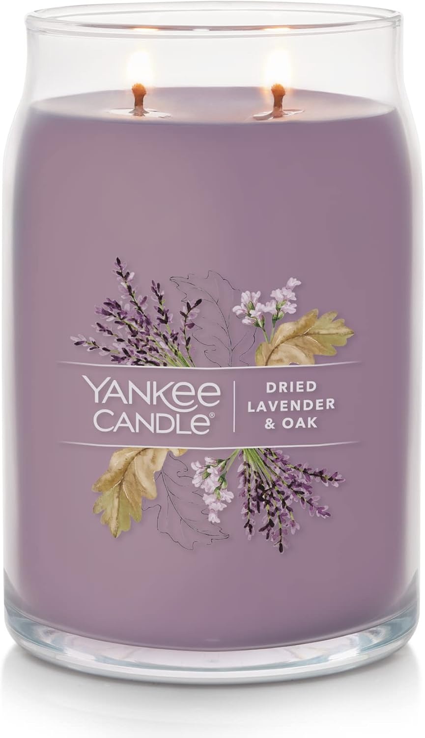 image:imageYankee Candle Silver Sage amp Pine Scented Candle 20oz Classic 2Wick Tumbler with up to 80 Hour Burn TimeDried Lavender Oak