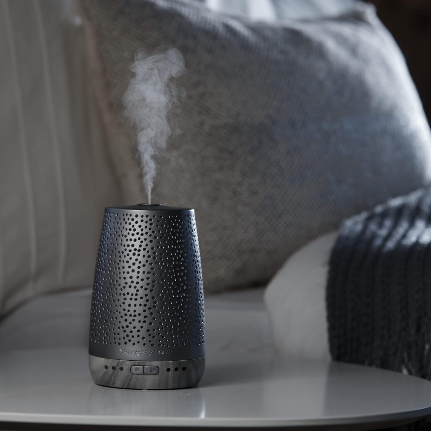 image:imageYankee Candle Sleep Diffuser Kit Bronze Includes Diffuser for Essential Oils and Calm Night Fragrance Oil Refill Up to 30 Nights of Relaxing FragranceSilver Dots